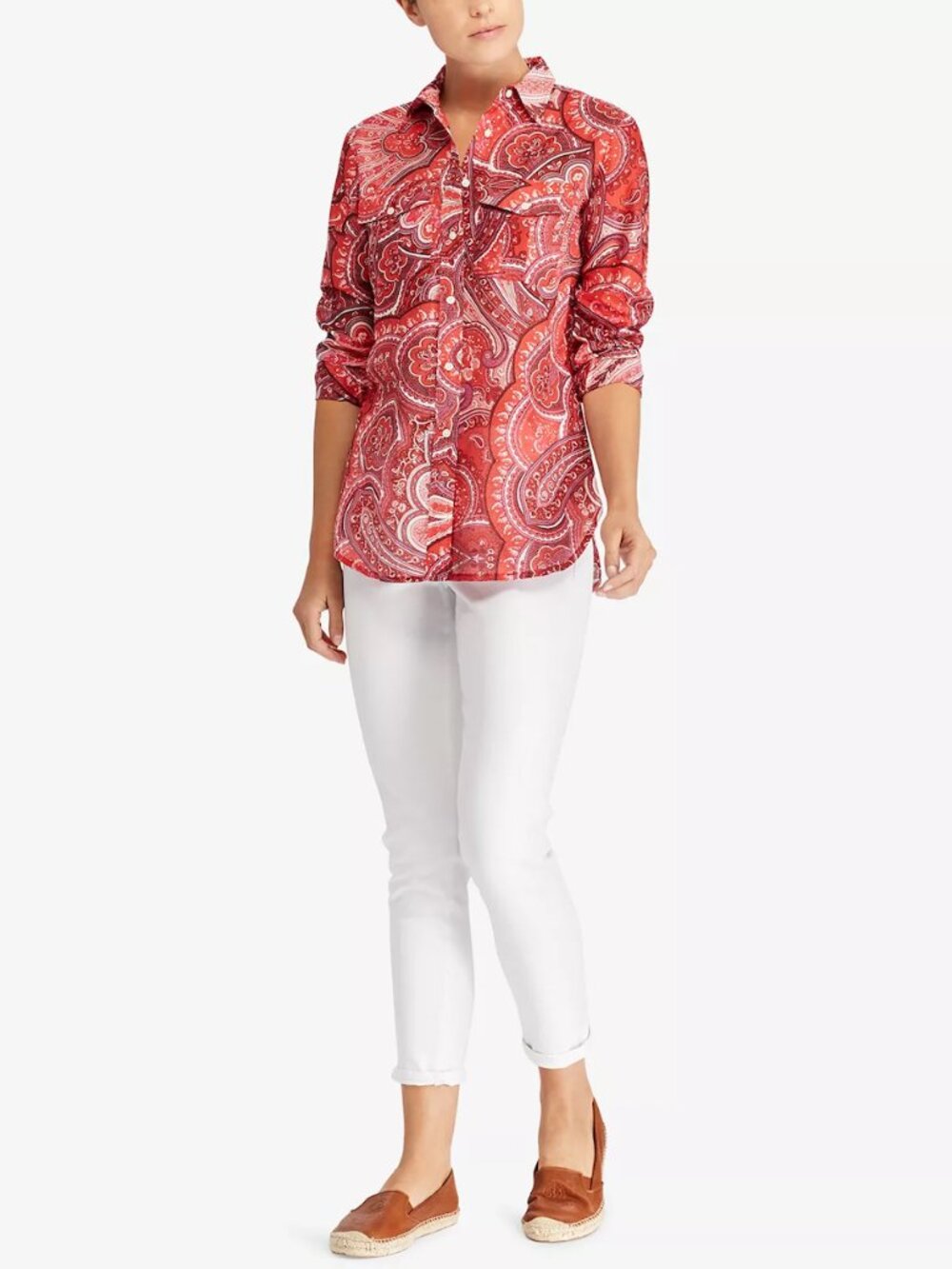 LAUREN Ralph Lauren | Paisley Lightweight Buttondown | EXCELLENT! - Picture 9 of 10